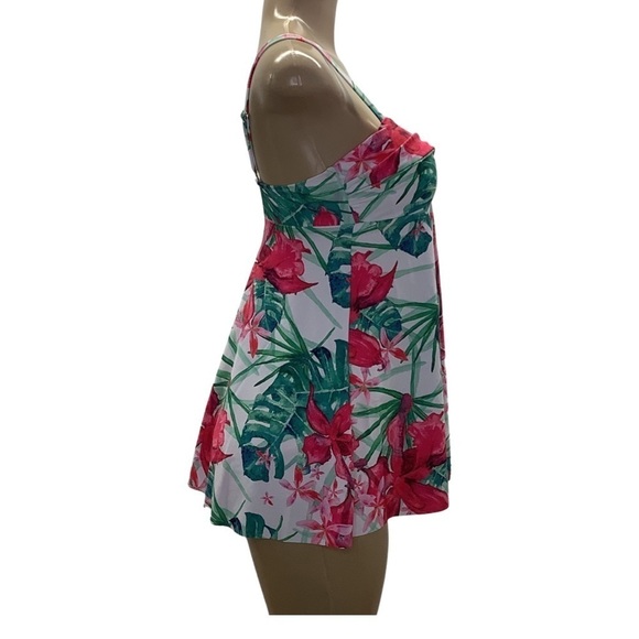 Nicole Miller Twisted Bandeau Flyaway Swimdress. Size Small New With Tags - Picture 4 of 9